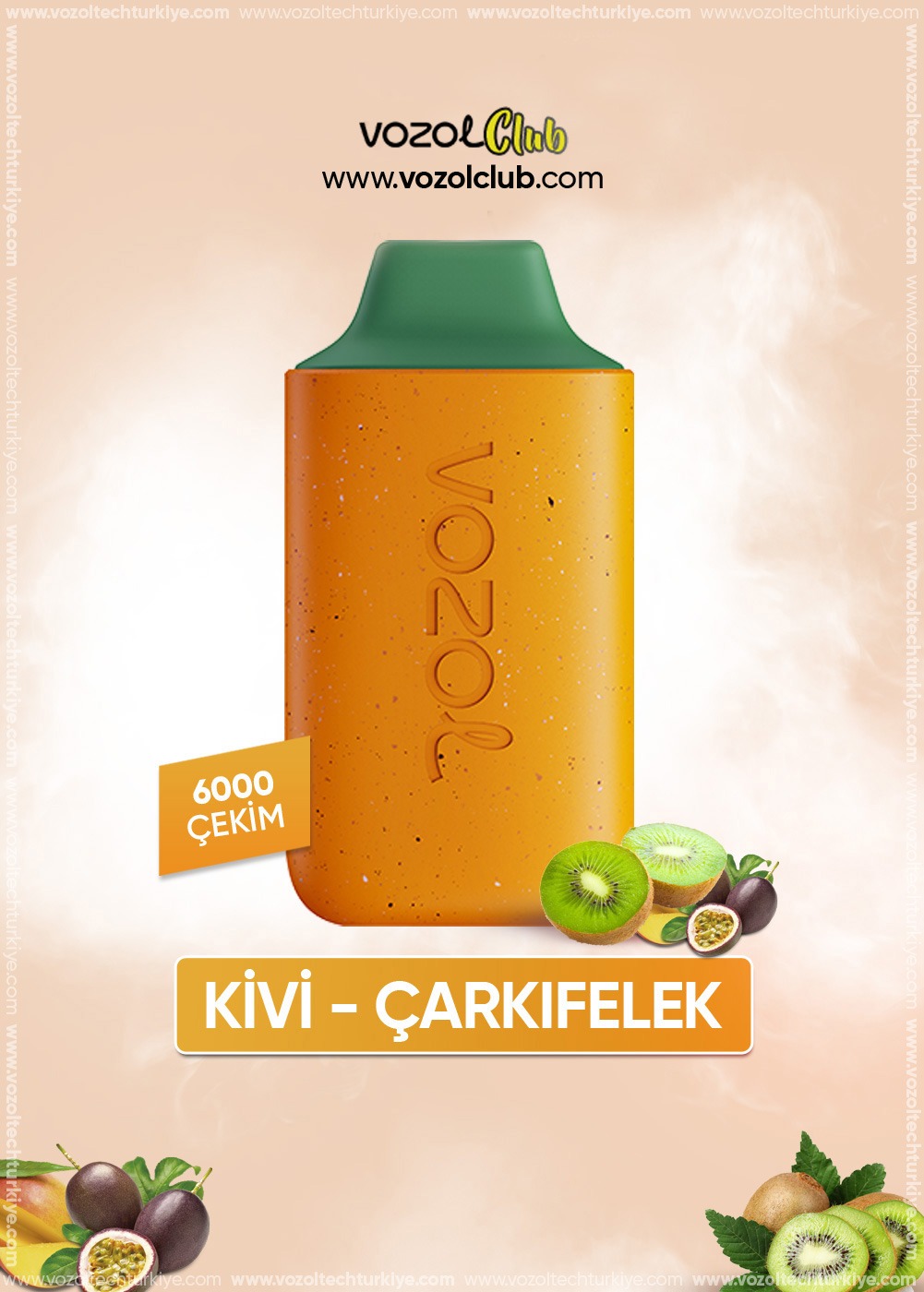 Vozol 6000 Kiwi Guava Passion Furit