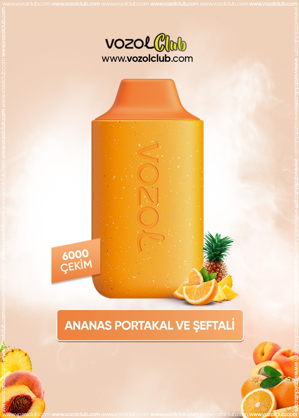 Vozol 6000 Pineapple Orange Peach