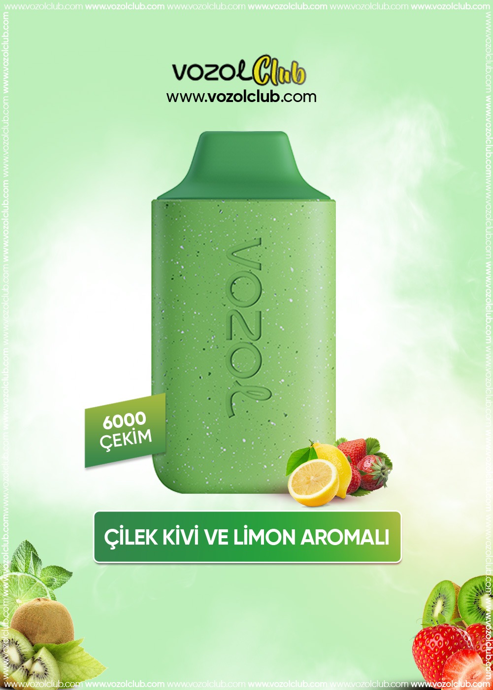 Vozol 6000 Stawberyy Kiwi Lemon