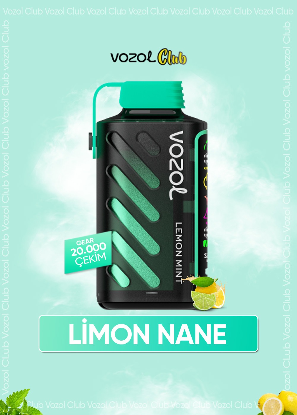 Vozol Gear Power 20000 Lemon Mint