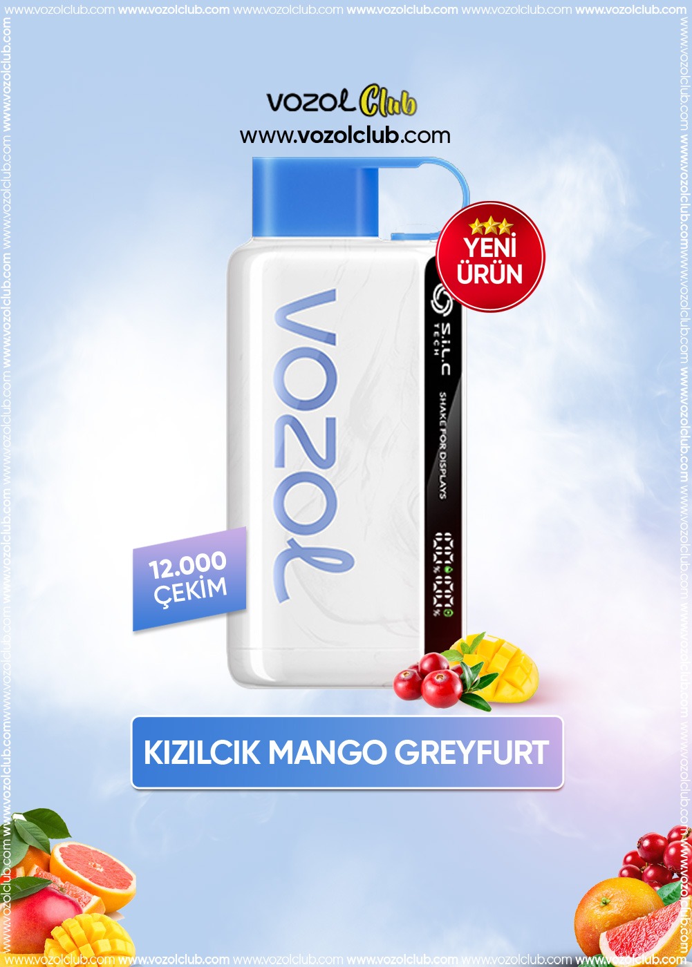 Vozol 12000 Cranberry Mango Grapefruit