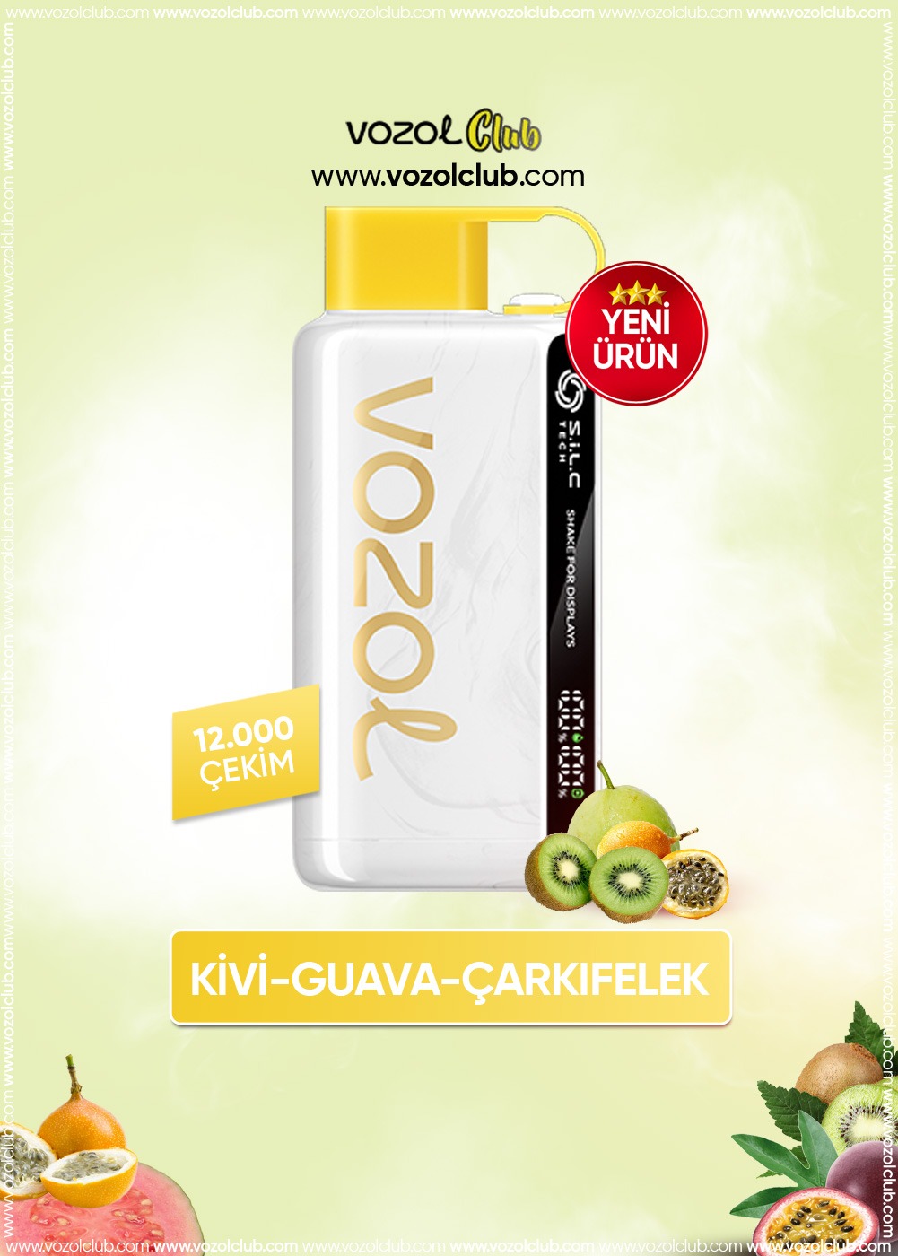 Vozol 12000 Kiwi Passion Fruit Guava