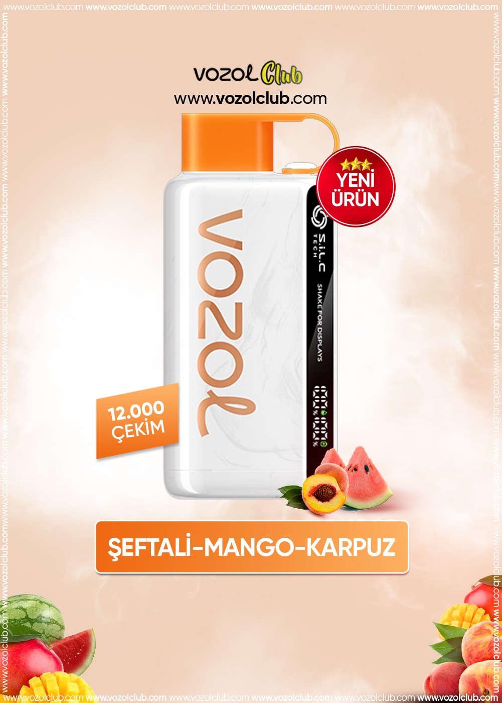Vozol 12000 Peach Mango Watermelon