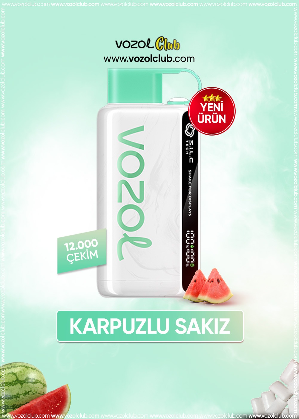 Vozol 12000 Watermelon Bubblegum